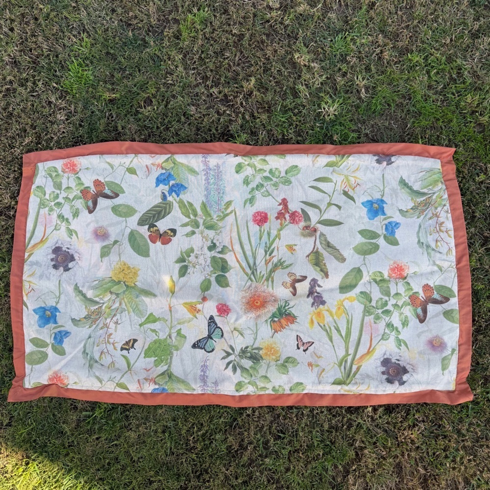 Clarke & Clarke Secret Garden Custom Decorative Pillow Cover Floral Butterflies